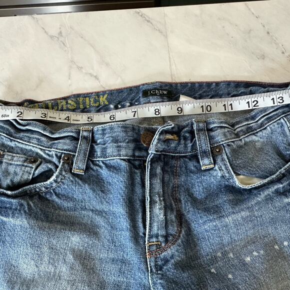 J.Crew Matchstick Denim Jeans 28 distressed straight womens - Picture 6 of 7